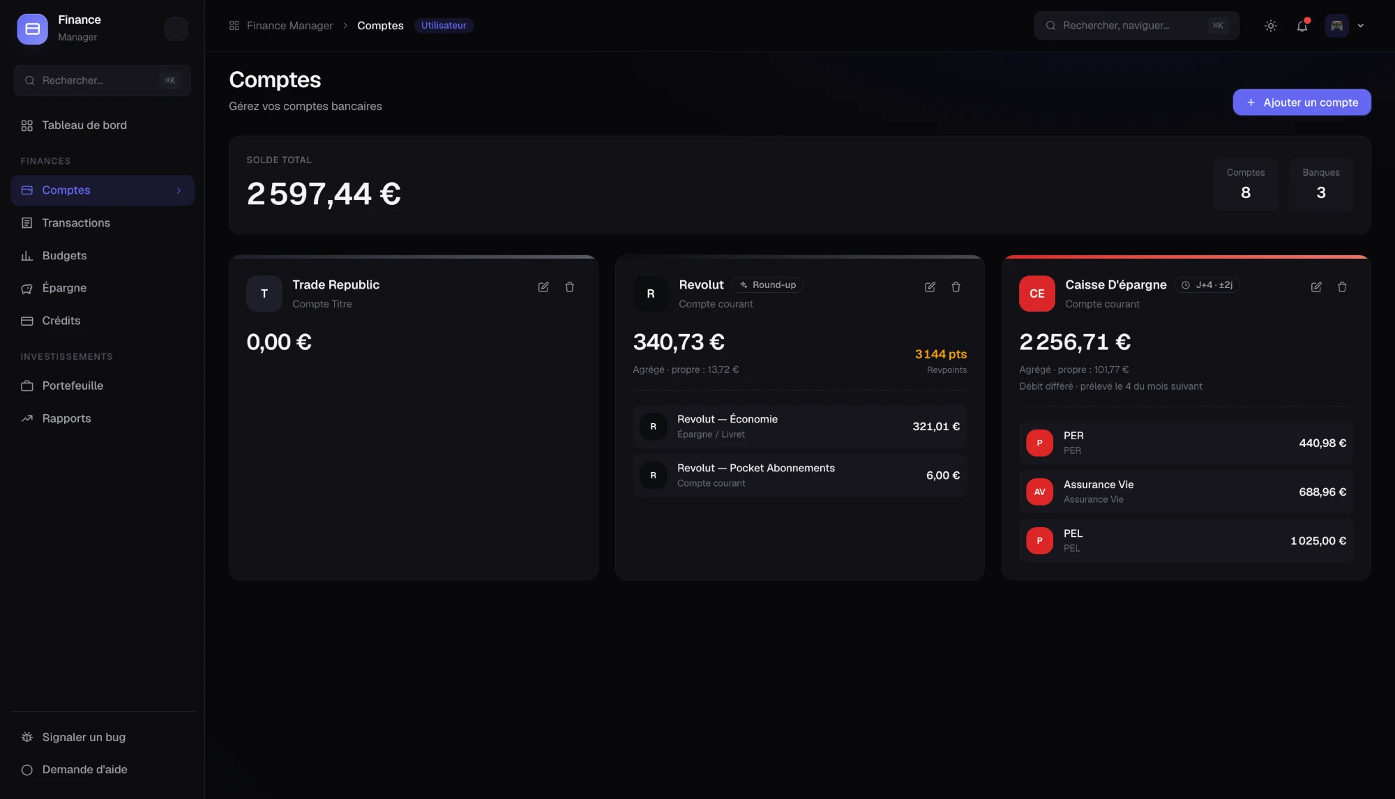 Finance Manager screenshot 2